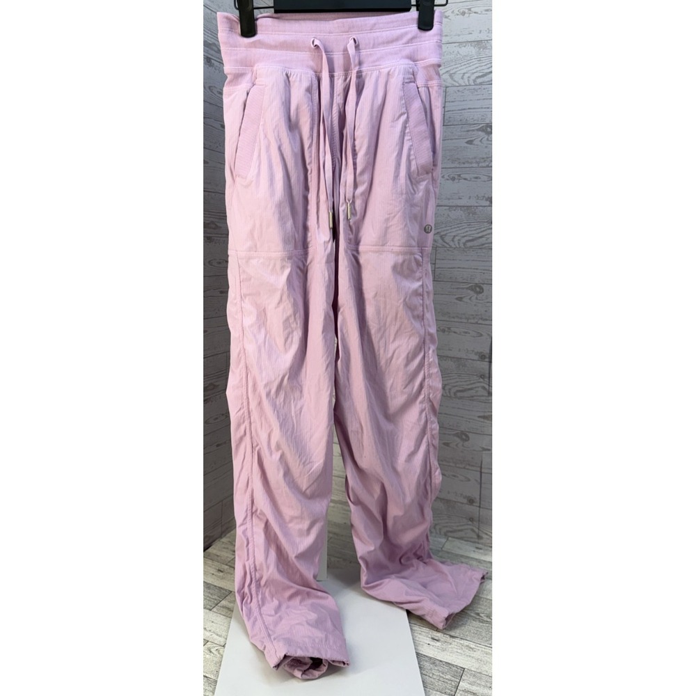 LULULEMON Pink Dance Studio Mid-Rise Full Length Pant Pants Women's Size 0 - Picture 2 of 7